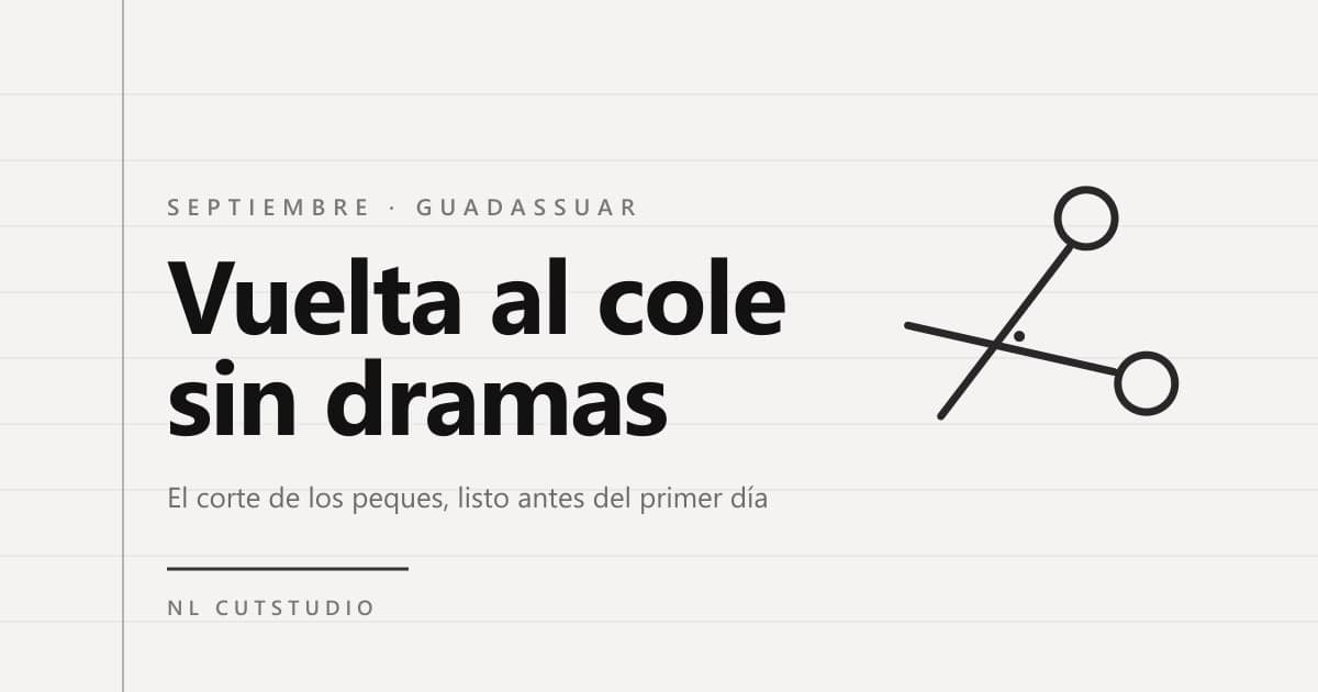 Tornada al col·le: el tall dels menuts, sense drames